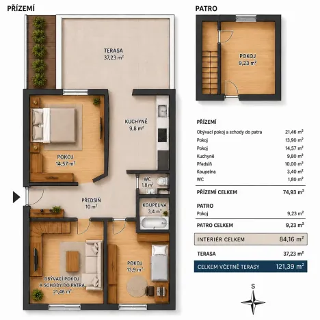 Prodej bytu 4+1, Praha - Košíře, Starokošířská, 122 m2