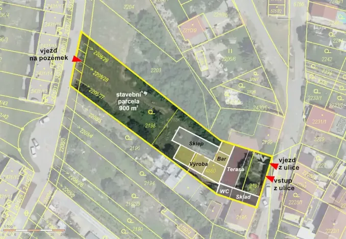 Prodej pozemku pro bydlení, Velké Pavlovice, Trávníky, 1840 m2