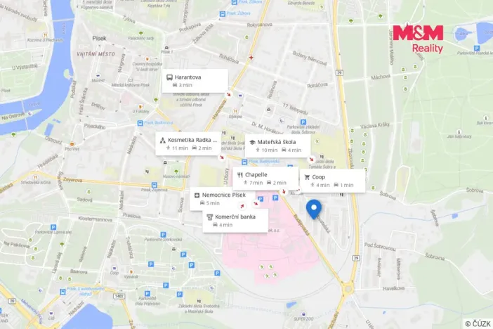 Prodej bytu 3+1, Písek - Budějovické Předměstí, Budovatelská, 80 m2