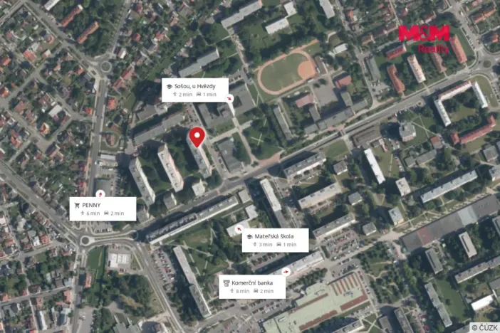 Prodej bytu 3+1, Kladno - Kročehlavy, Vodárenská, 68 m2