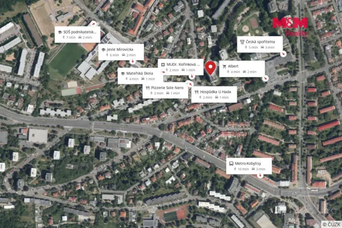 Prodej bytu 3+1, Praha - Kobylisy, Košťálkova, 66 m2