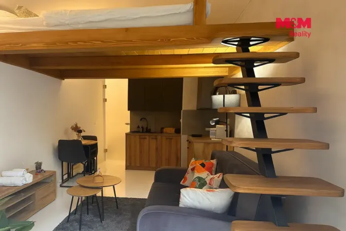 Pronájem bytu 1+kk, Praha - Vinohrady, Polská, 34 m2