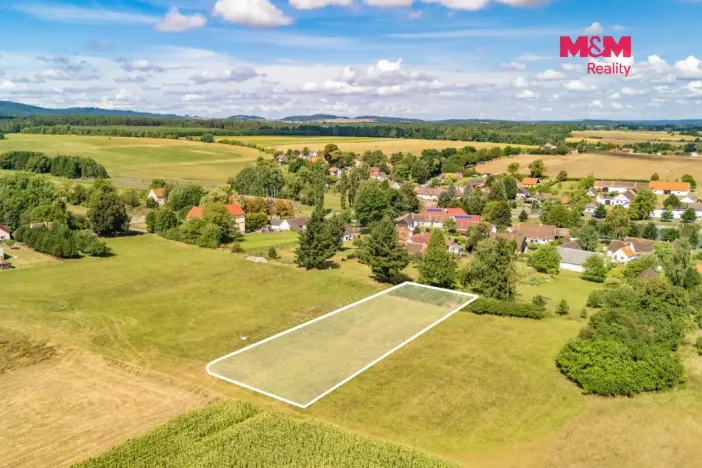 Prodej pozemku pro bydlení, Albrechtice nad Vltavou - Údraž, 2696 m2