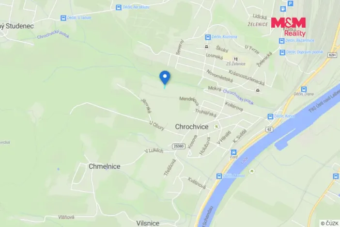 Prodej zahrady, Děčín, Mendelova, 793 m2
