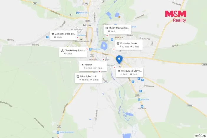 Pronájem restaurace, Mimoň - Mimoň I, Pražská, 85 m2