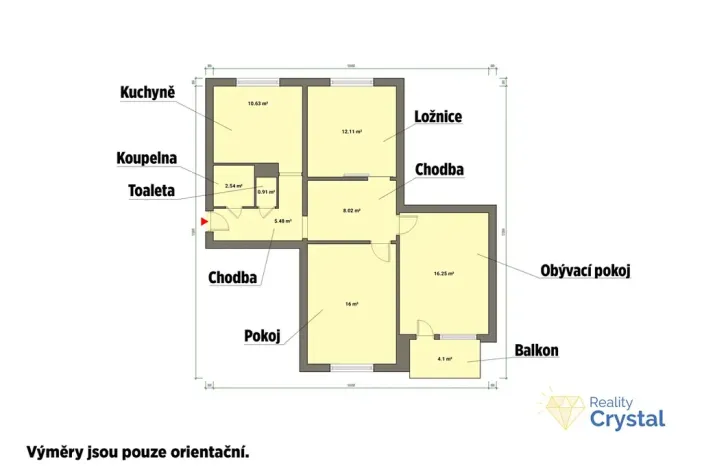 Prodej bytu 3+1, Mariánské Lázně, Podhorská, 79 m2