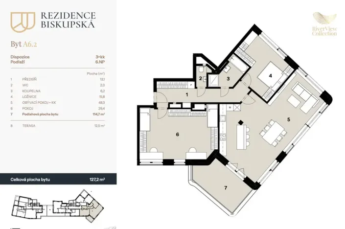 Prodej bytu 3+kk, Ostrava - Moravská Ostrava, Biskupská, 115 m2