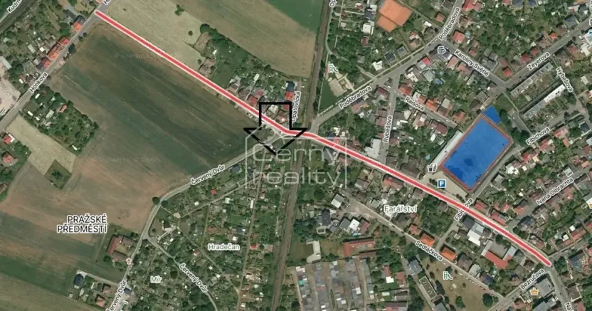 Prodej pozemku pro bydlení, Hradec Králové, Červený Dvůr, 1081 m2