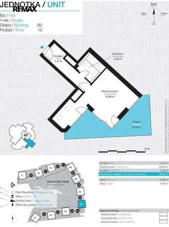 Prodej bytu 1+kk, Praha - Žižkov, Ke kapslovně, 38 m2