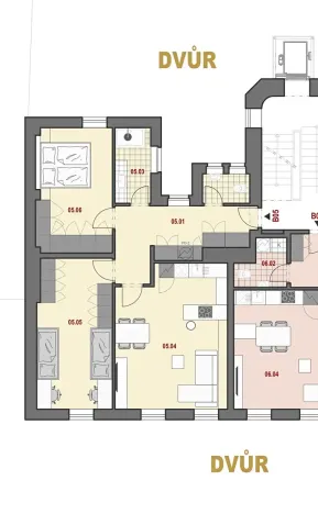 Prodej bytu 3+kk, Praha - Karlín, Pernerova, 81 m2