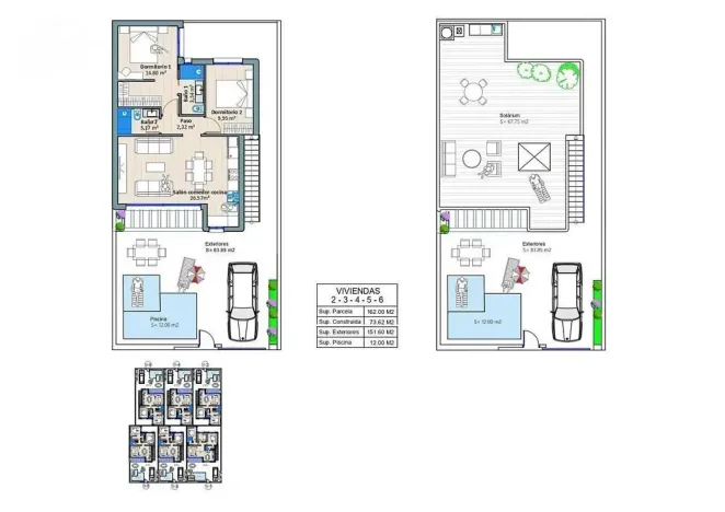 Prodej rodinného domu, Torre Pacheco, Murcia, Španělsko, 73 m2