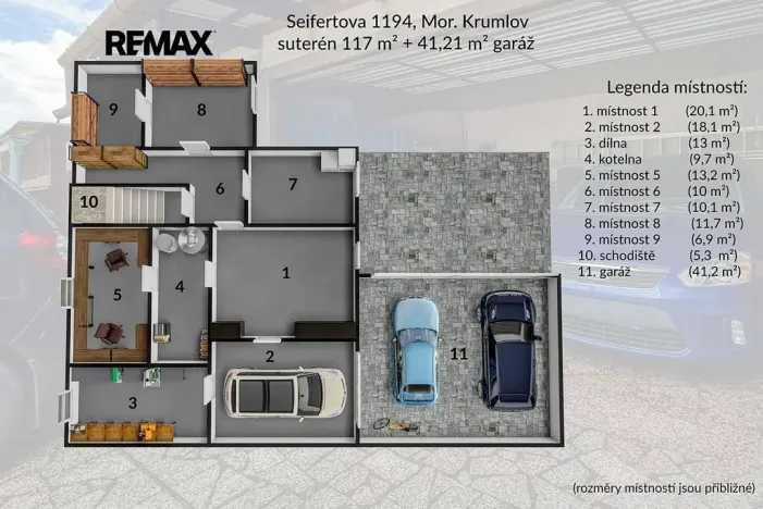 Prodej rodinného domu, Moravský Krumlov, Seifertova, 400 m2