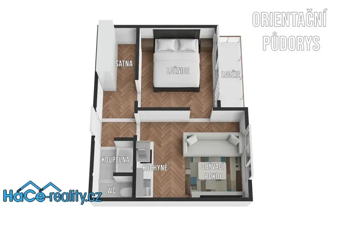Prodej bytu 1+1, Kostelec nad Orlicí, U Váhy, 37 m2