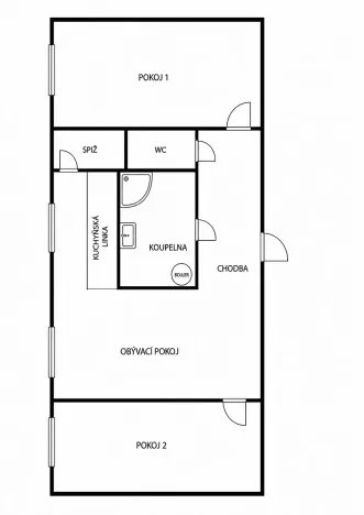 Prodej bytu 3+kk, Vysoké Mýto, Šnakov, 70 m2