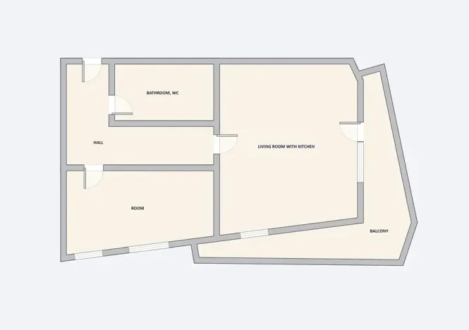 Pronájem bytu 2+kk, Praha - Liboc, Evropská, 54 m2