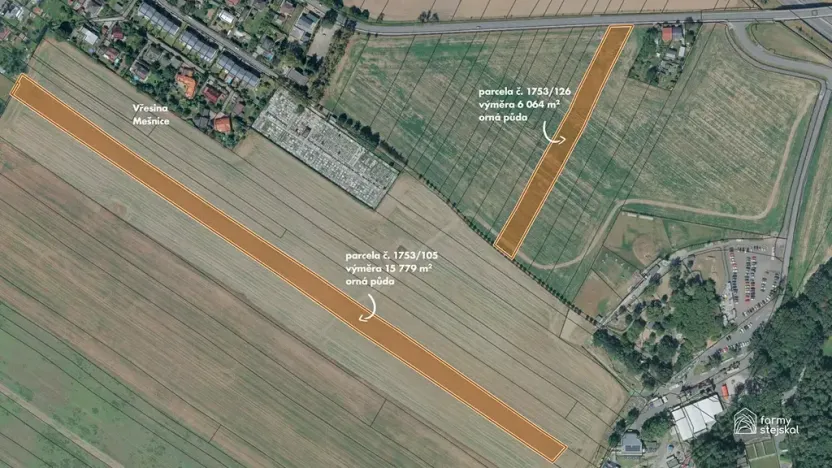 Prodej pole, Vřesina, 34442 m2
