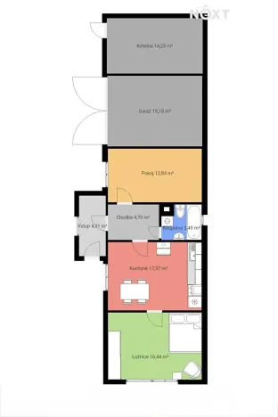 Prodej rodinného domu, Radenín, 46 m2
