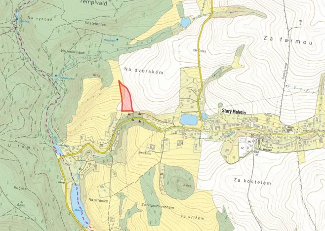 Prodej pole, Maletín, 14751 m2