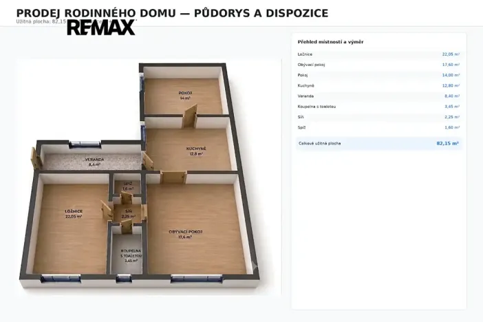Prodej rodinného domu, Kamenný Most, 82 m2