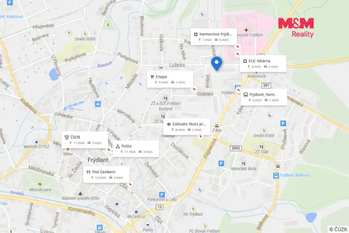Prodej bytu 1+1, Frýdlant, Lužická, 38 m2