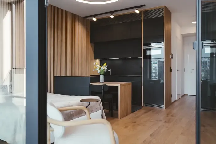 Prodej bytu 1+kk, Praha - Bubeneč, Vítězné náměstí, 35 m2