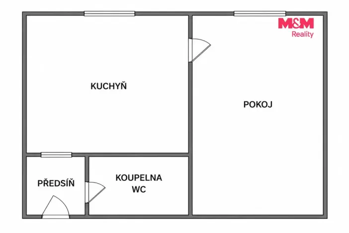 Prodej bytu 1+1, Karlovy Vary - Drahovice, Gagarinova, 37 m2