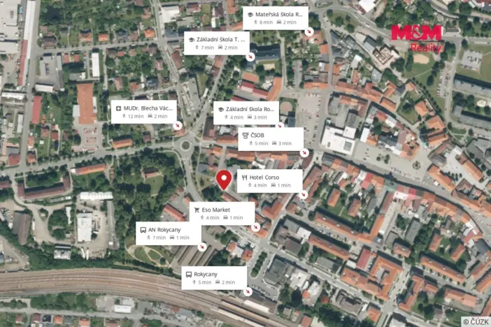 Pronájem bytu 4+kk, Rokycany, Hradební, 92 m2