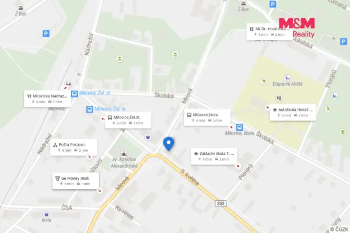 Prodej bytu 3+1, Milovice, Mírová, 93 m2