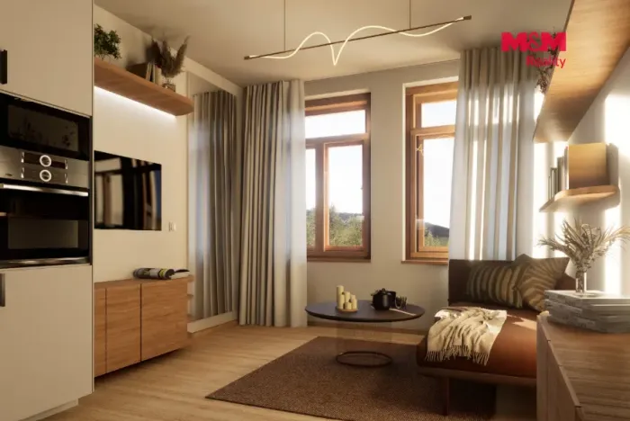 Prodej bytu 2+kk, Praha - Smíchov, Grafická, 33 m2