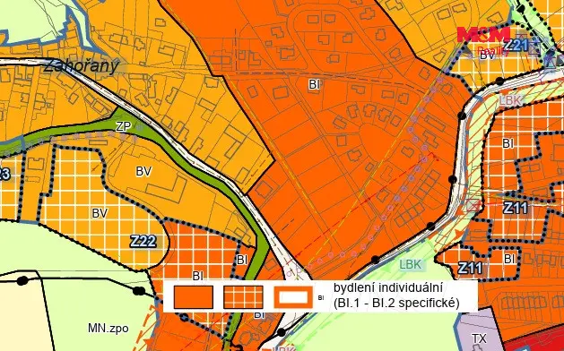 Prodej pozemku pro bydlení, Králův Dvůr, Jungmannova, 1934 m2