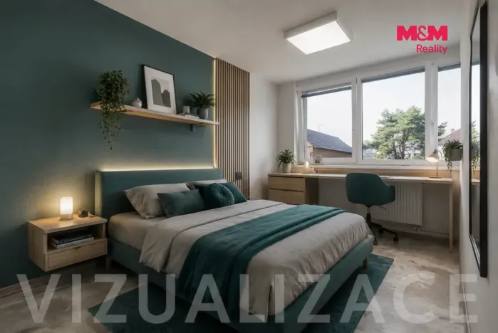 Prodej bytu 2+kk, Milovice, Mírová, 41 m2