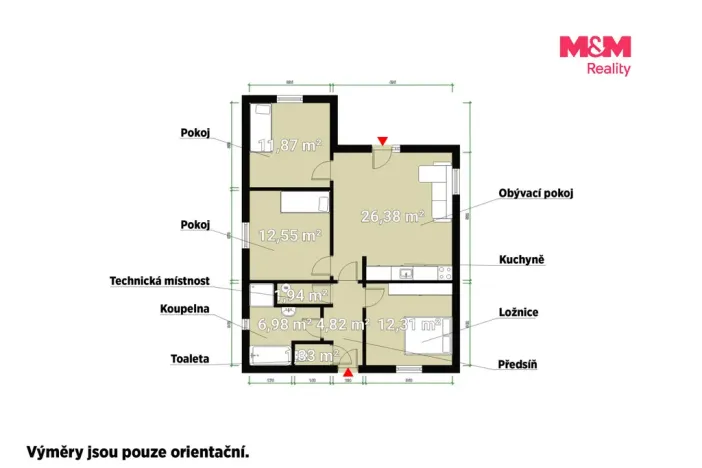 Prodej rodinného domu, Příchovice, 94 m2