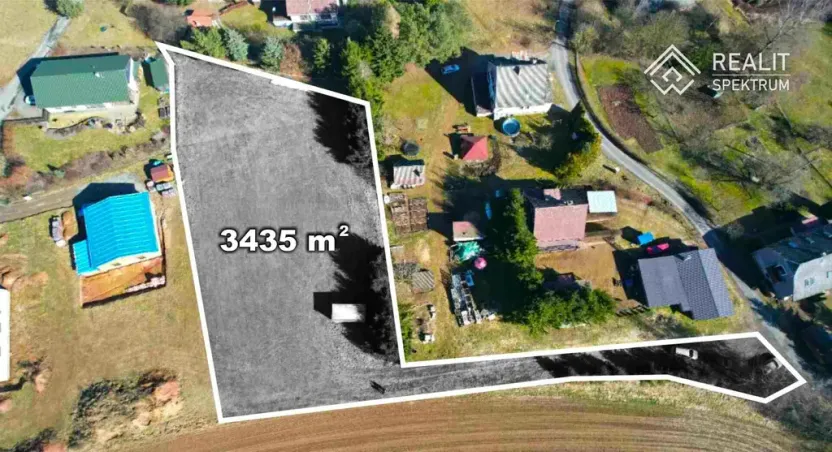 Prodej pozemku, Rudoltice, 3435 m2