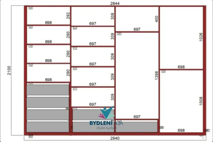 Pronájem bytu 2+1, Krupka, Sídliště, 55 m2