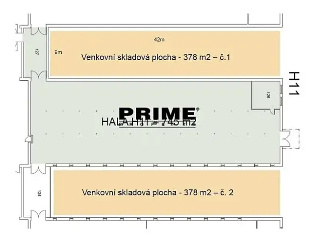 Pronájem skladu, Praha - Horní Počernice, Ve žlíbku, 756 m2