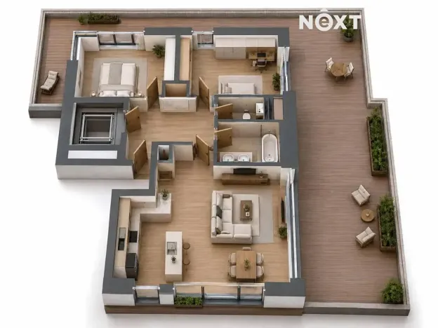 Prodej bytu 3+kk, Fryšták, 159 m2