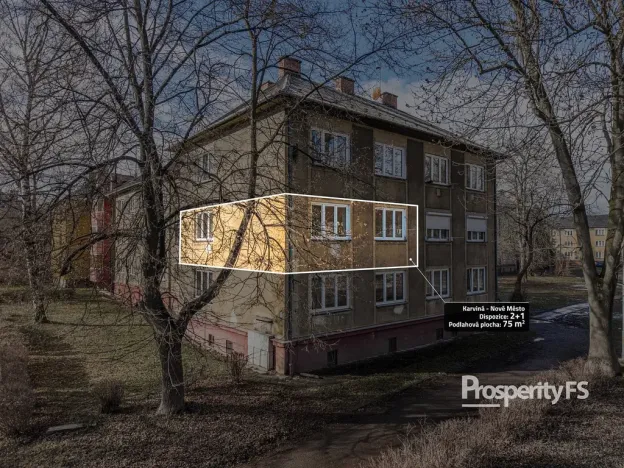 Prodej bytu 2+1, Karviná - Nové Město, Havířská, 68 m2