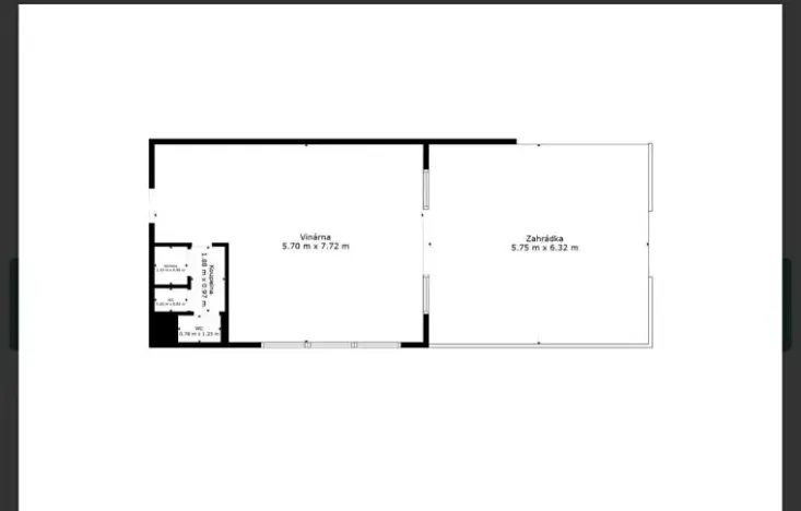 Prodej obchodního prostoru, Praha - Košíře, Naskové, 48 m2
