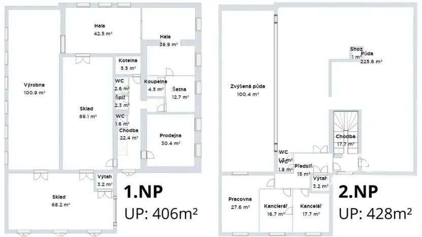 Prodej kanceláře, Letovice, U koupaliště, 834 m2