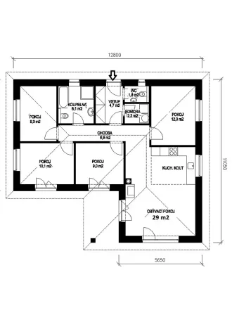 Prodej rodinného domu, Slaný, Lacinova, 91 m2