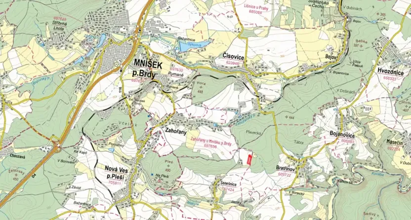 Prodej pole, Bojanovice, 13976 m2