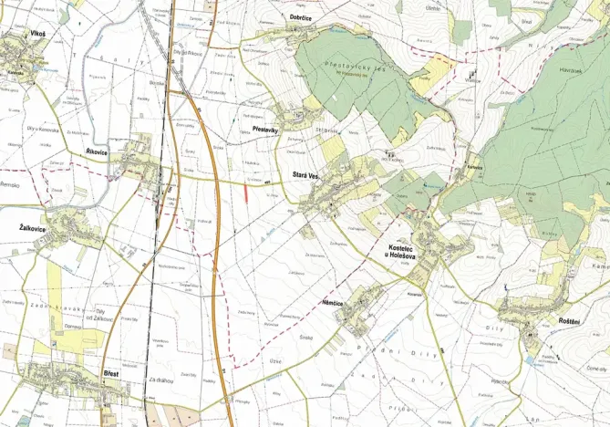 Prodej pole, Stará Ves, 4431 m2
