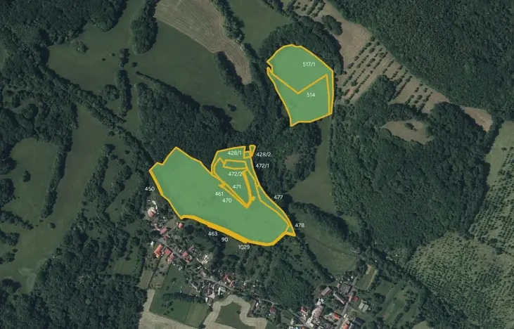 Prodej louky, Třebenice, 58156 m2
