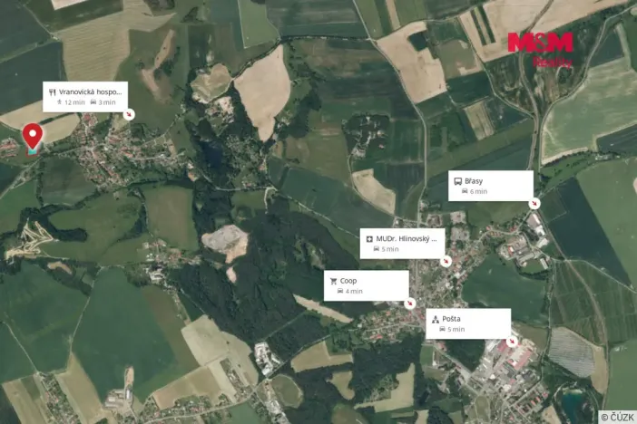 Prodej pozemku, Břasy - Vranovice, 3561 m2