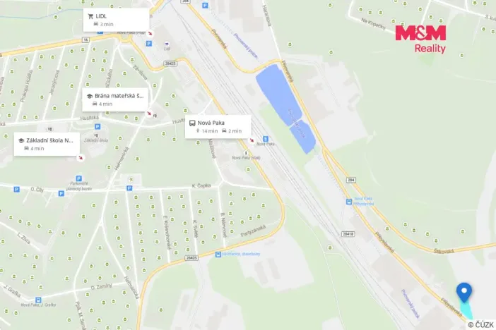 Pronájem výrobních prostor, Nová Paka, Přibyslavská, 450 m2