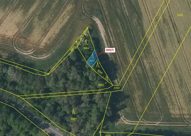Dražba lesa, Břežany, 65 m2