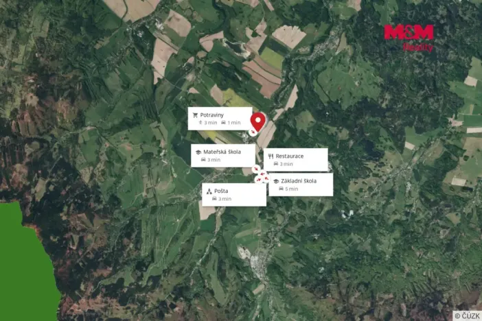 Prodej zahrady, Skorošice, 908 m2
