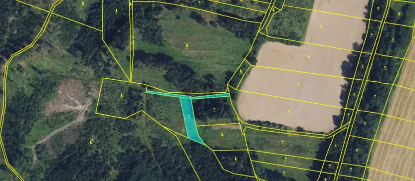 Prodej louky, Městečko Trnávka - Lázy, 1410 m2