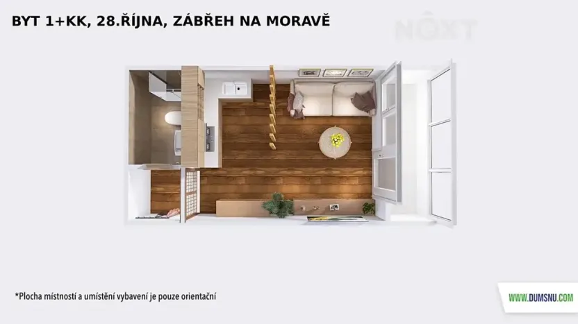 Prodej bytu 1+kk, Zábřeh, 28. října, 19 m2