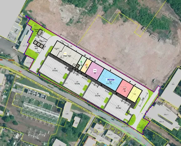 Pronájem obchodního prostoru, Oslavany, Padochovská, 1000 m2